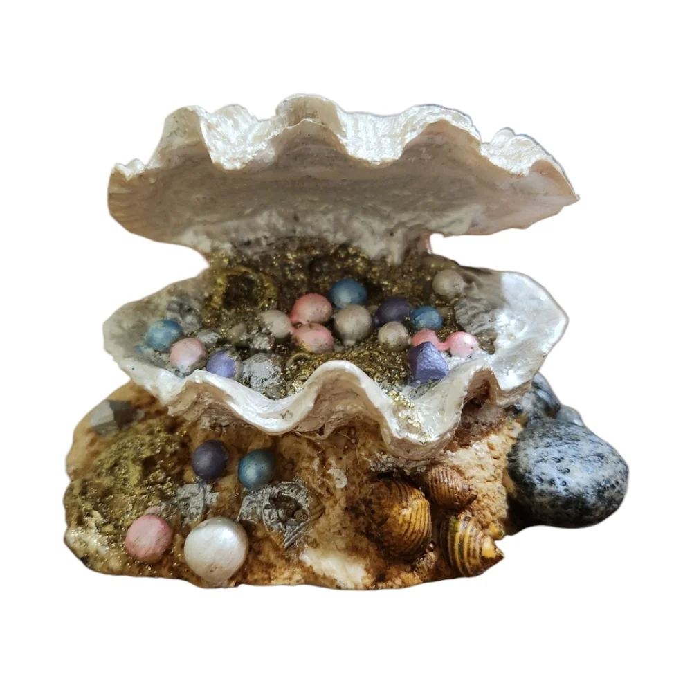 Top Fin Treasure Clamshell Aquarium Dècor Ornament